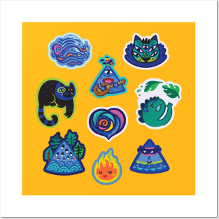 Good Vibes Patches Posters and Art